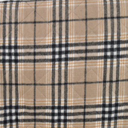 Tissu Matelassé Caban tartan écossais - Beige - oeko tex