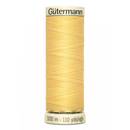 Bobine de Fil pour tout coudre Gutermann 100 m - N°7 jaune