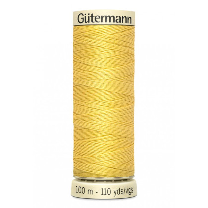 Bobine de Fil pour tout coudre Gutermann 100 m - N°327 jaune