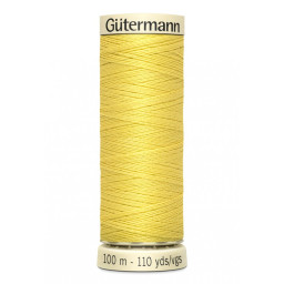 Bobine de Fil pour tout coudre Gutermann 100 m - N°580 jaune