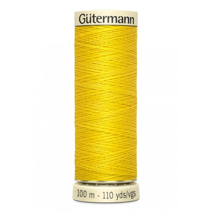 Bobine de Fil pour tout coudre Gutermann 100 m - N°177 jaune