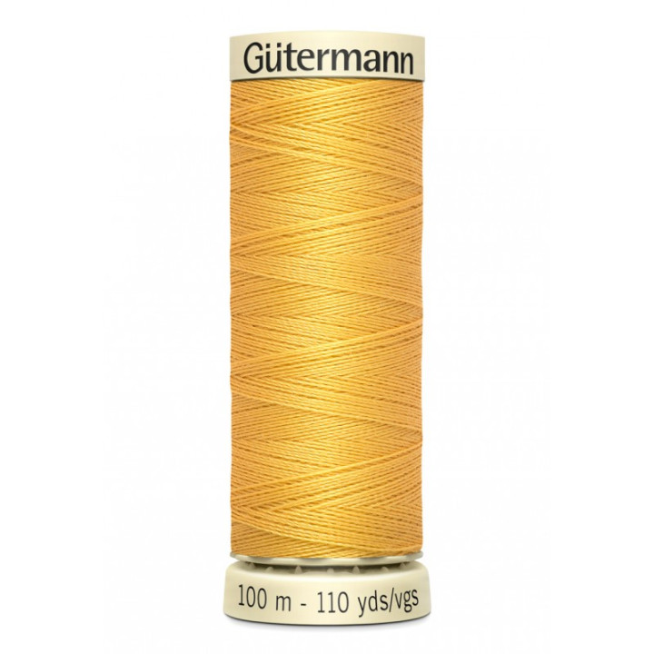 Bobine de Fil pour tout coudre Gutermann 100 m - N°416 jaune