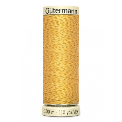 Bobine de Fil pour tout coudre Gutermann 100 m - N°488 jaune