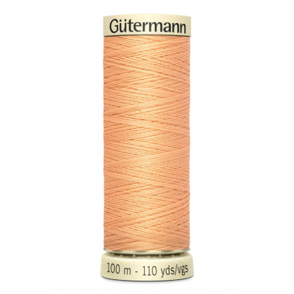 Bobine de Fil pour tout coudre Gutermann 100 m - N°979 orange