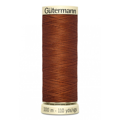 Bobine de Fil pour tout coudre Gutermann 100 m - N°934 cognac