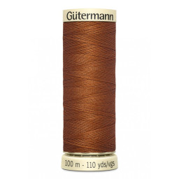 Bobine de Fil pour tout coudre Gutermann 100 m - N°649 marron