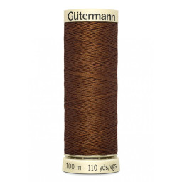 Bobine de Fil pour tout coudre Gutermann 100 m - N°450 marron