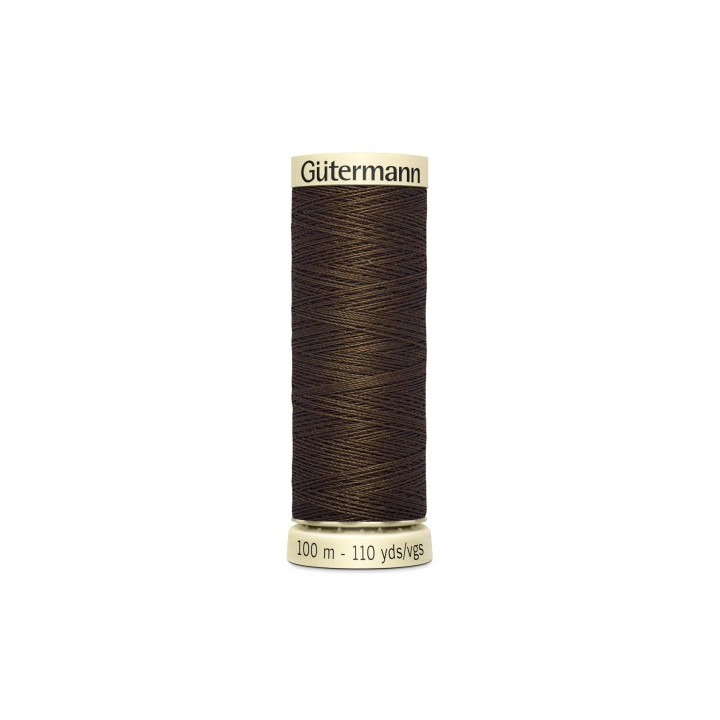 Bobine de Fil pour tout coudre Gutermann 100 m - N°816 marron