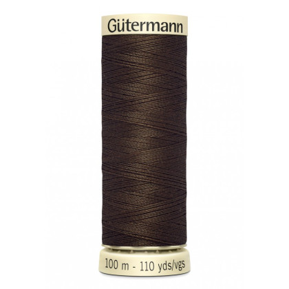 Bobine de Fil pour tout coudre Gutermann 100 m - N°817 marron