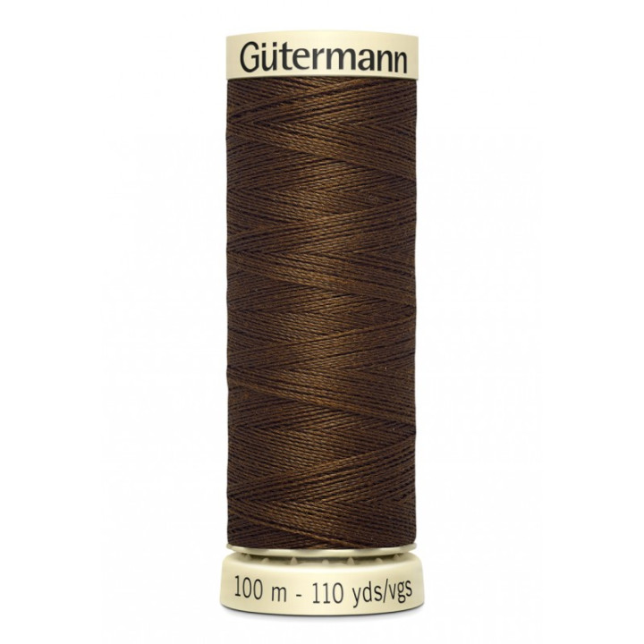 Bobine de Fil pour tout coudre Gutermann 100 m - N°280 marron