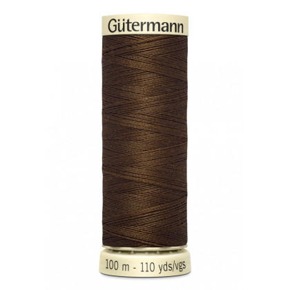 Bobine de Fil pour tout coudre Gutermann 100 m - N°280 marron