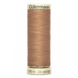 Bobine de Fil pour tout coudre Gutermann 100 m - N°179 marron clair