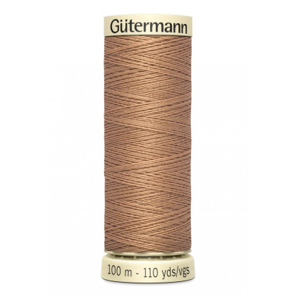 Bobine de Fil pour tout coudre Gutermann 100 m - N°179 marron clair