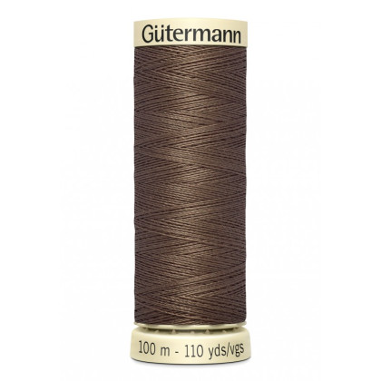 Bobine de Fil pour tout coudre Gutermann 100 m - N°672 marron clair