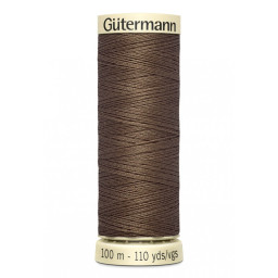 Bobine de Fil pour tout coudre Gutermann 100 m - N°815marron