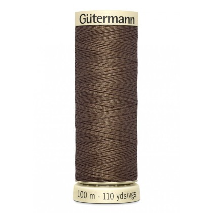 Bobine de Fil pour tout coudre Gutermann 100 m - N°815marron