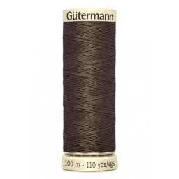 Bobine de Fil pour tout coudre Gutermann 100 m - N°252 marron