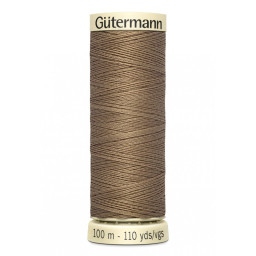 Bobine de Fil pour tout coudre Gutermann 100 m - N°850 marron clair