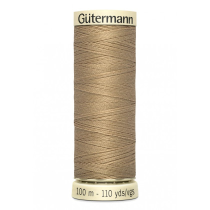 Bobine de Fil pour tout coudre Gutermann 100 m - N°265 sable