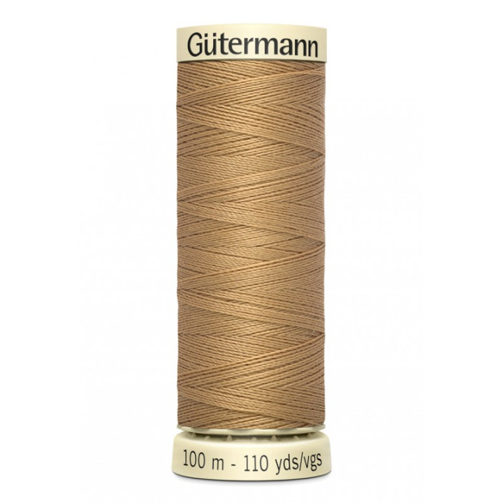 Bobine de Fil pour tout coudre Gutermann 100 m - N°591 sable