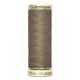 Bobine de Fil pour tout coudre Gutermann 100 m - N°160 marron beige