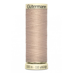 Bobine de Fil pour tout coudre Gutermann 100 m - N°121 crème