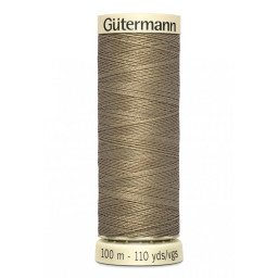 Bobine de Fil pour tout coudre Gutermann 100 m - N°208 gris taupe