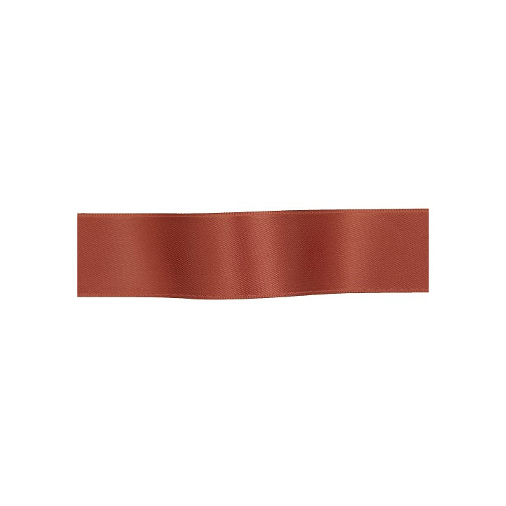 Ruban satin Terracotta - 6 mm