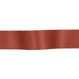 Ruban satin Terracotta - 6 mm