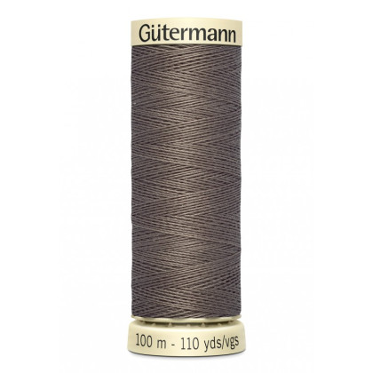 Bobine de Fil pour tout coudre Gutermann 100 m - N°469 marron gris