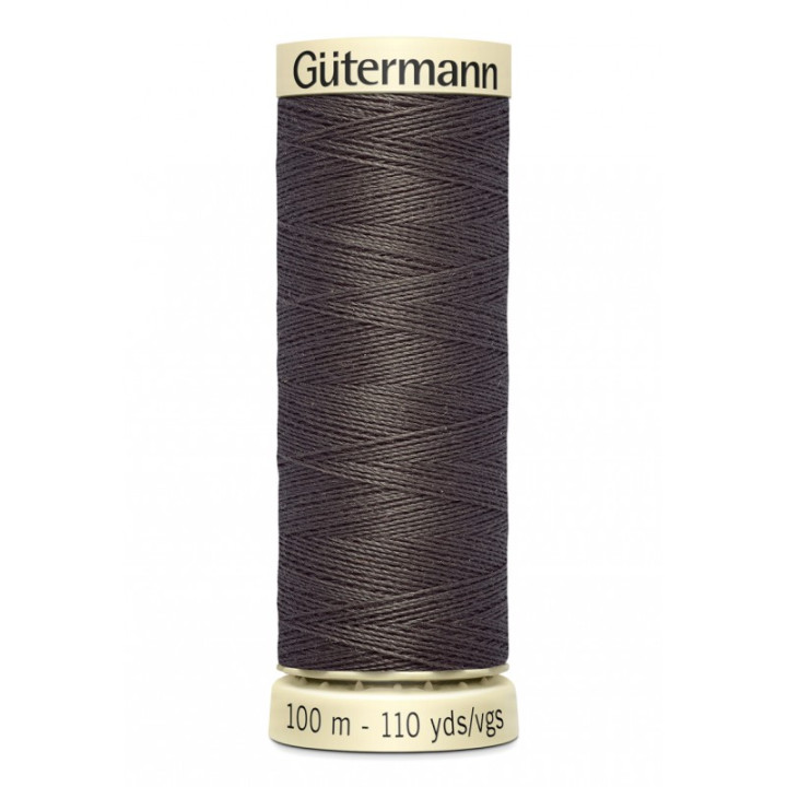 Bobine de Fil pour tout coudre Gutermann 100 m - N°308 marron