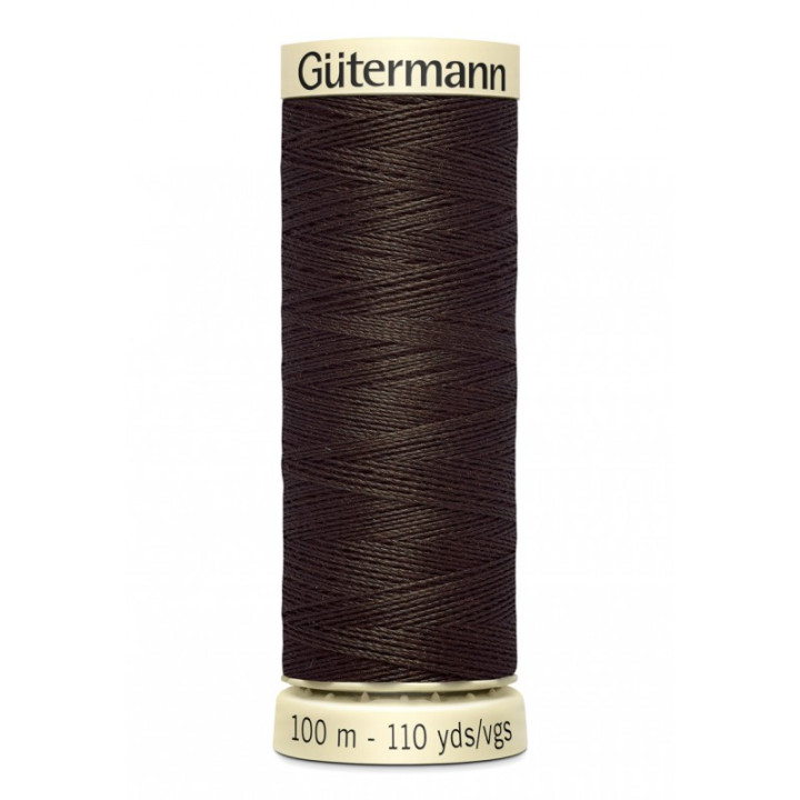 Bobine de Fil pour tout coudre Gutermann 100 m - N°780 marron