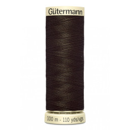 Bobine de Fil pour tout coudre Gutermann 100 m - N°674 marron