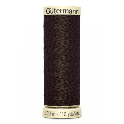 Bobine de Fil pour tout coudre Gutermann 100 m - N°769 marron