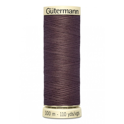 Bobine de Fil pour tout coudre Gutermann 100 m - N°423 chocolat