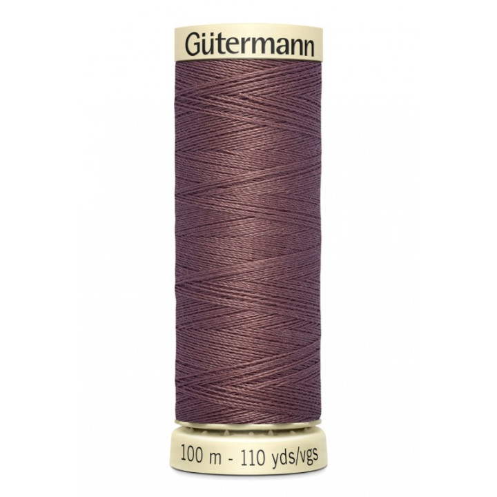 Bobine de Fil pour tout coudre Gutermann 100 m - N°428 marron chaud