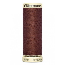 Bobine de Fil pour tout coudre Gutermann 100 m - N°478 chocolat