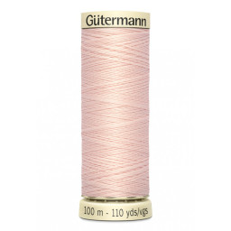 Bobine de Fil pour tout coudre Gutermann 100 m - N°658 rose poudré