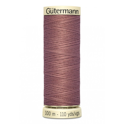 Bobine de Fil pour tout coudre Gutermann 100 m - N°844 mauve