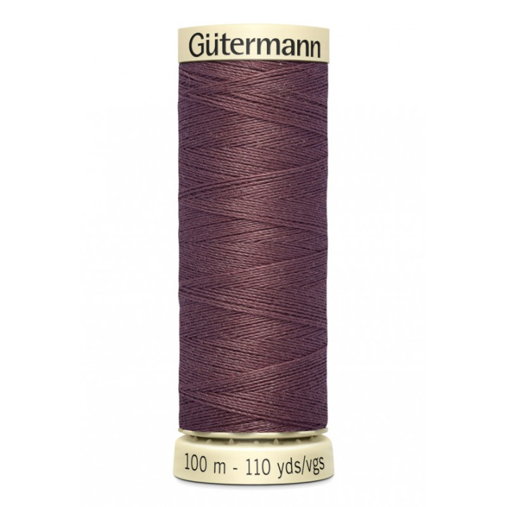 Bobine de Fil pour tout coudre Gutermann 100 m - N°429 mauve