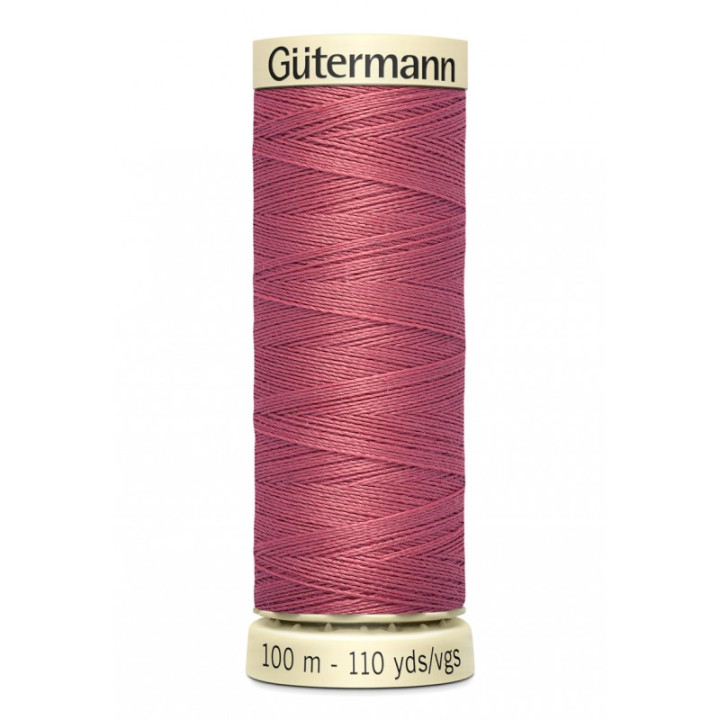 Bobine de Fil pour tout coudre Gutermann 100 m - N°81 rose