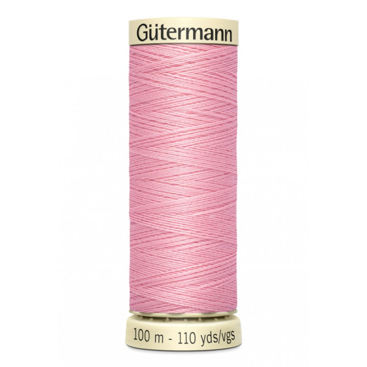 Bobine de Fil pour tout coudre Gutermann 100 m - N°43 rose