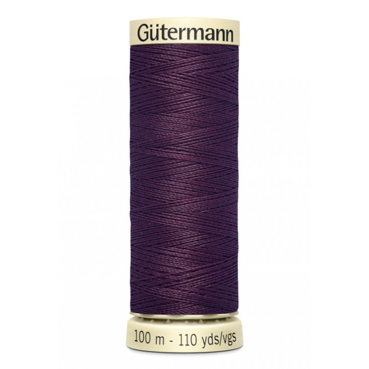 Bobine de Fil pour tout coudre Gutermann 100 m - N°517 violet foncé