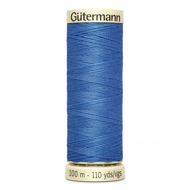 Bobine de Fil pour tout coudre Gutermann 100 m - N°213 bleu