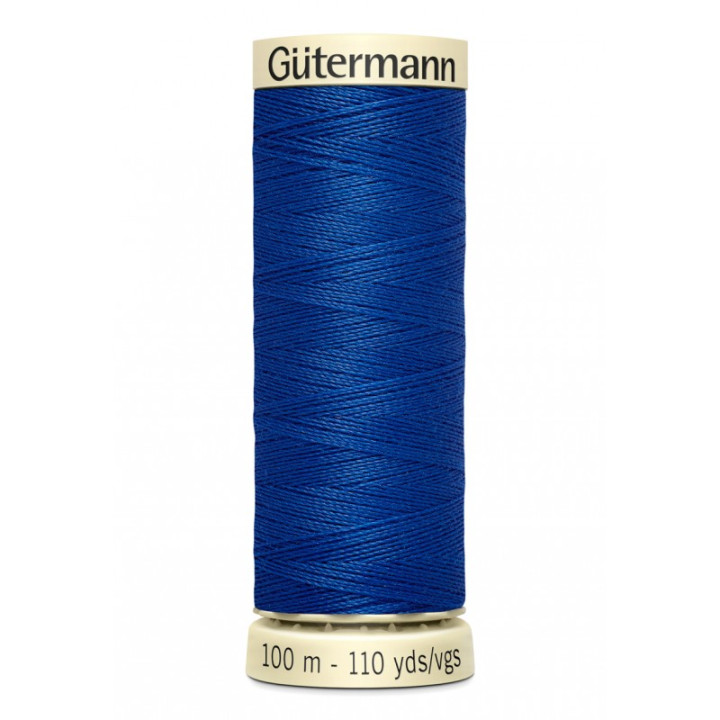 Bobine de Fil pour tout coudre Gutermann 100 m - N°316 bleu