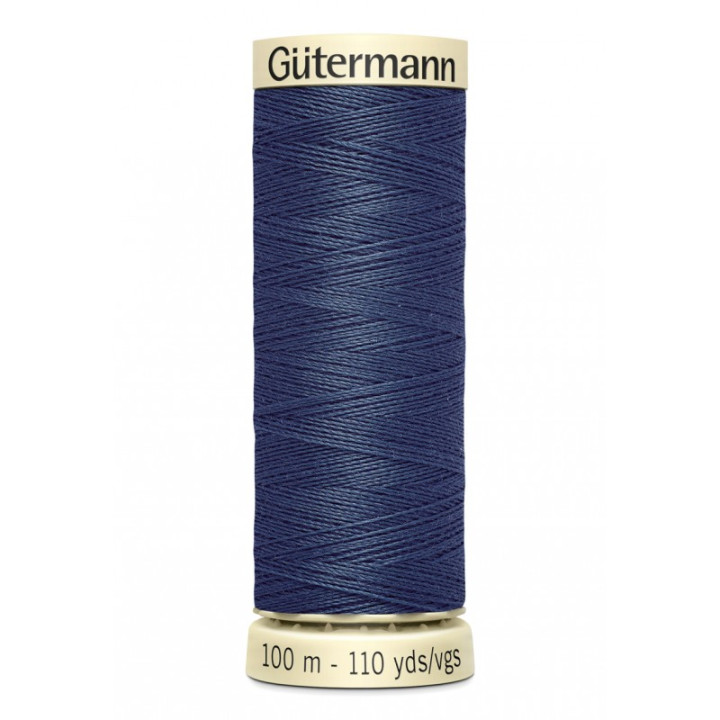 Bobine de Fil pour tout coudre Gutermann 100 m - N°593 bleu