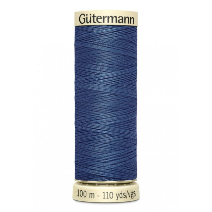 Bobine de Fil pour tout coudre Gutermann 100 m - N°435 bleu