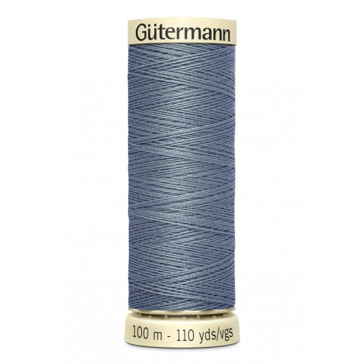 Bobine de Fil pour tout coudre Gutermann 100 m - N°788 gris bleu