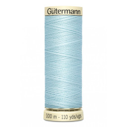 Bobine de Fil pour tout coudre Gutermann 100 m - N°194 bleu ciel