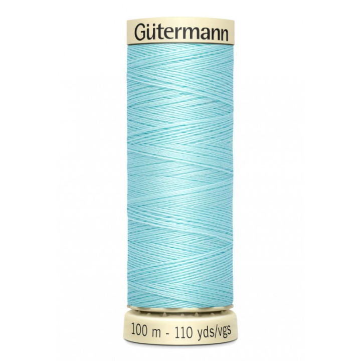 Bobine de Fil pour tout coudre Gutermann 100 m - N°53 bleu clair